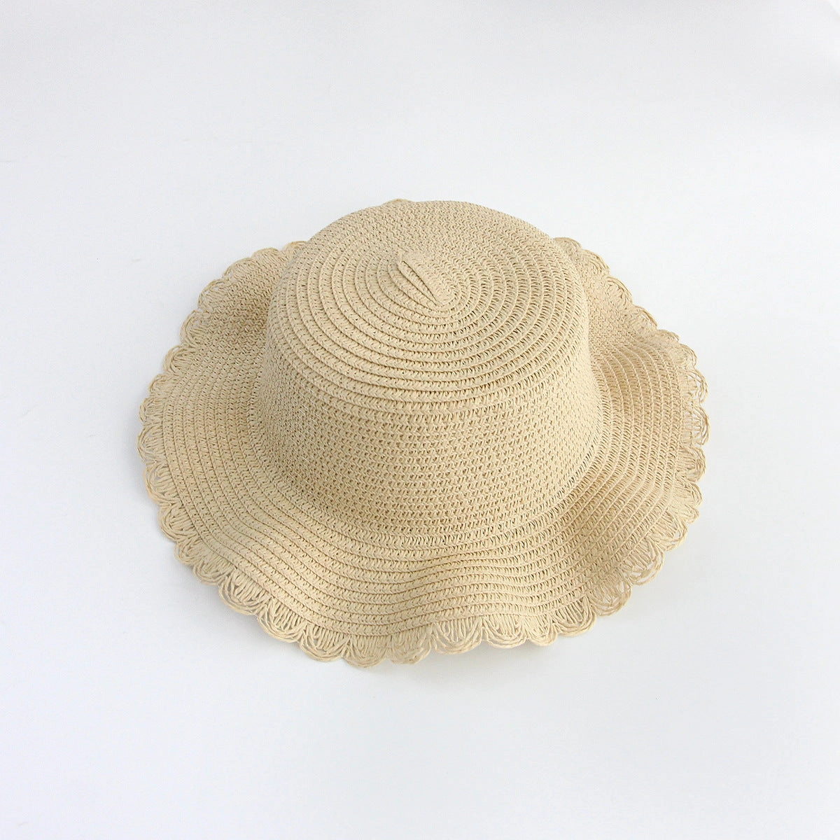 Sun Protection Straw Hat Women's Kids Plain Hat spring-straw-hat