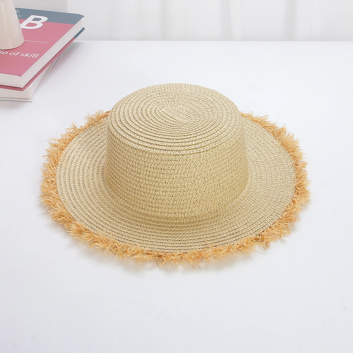 Sun Protection Wide Brim Beach Vacation Women's Plain Hat