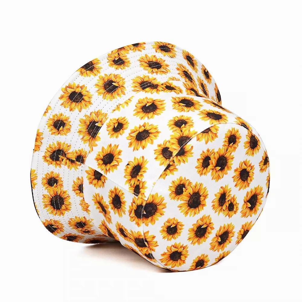 Sunflowers Reversible Bucket Hat
