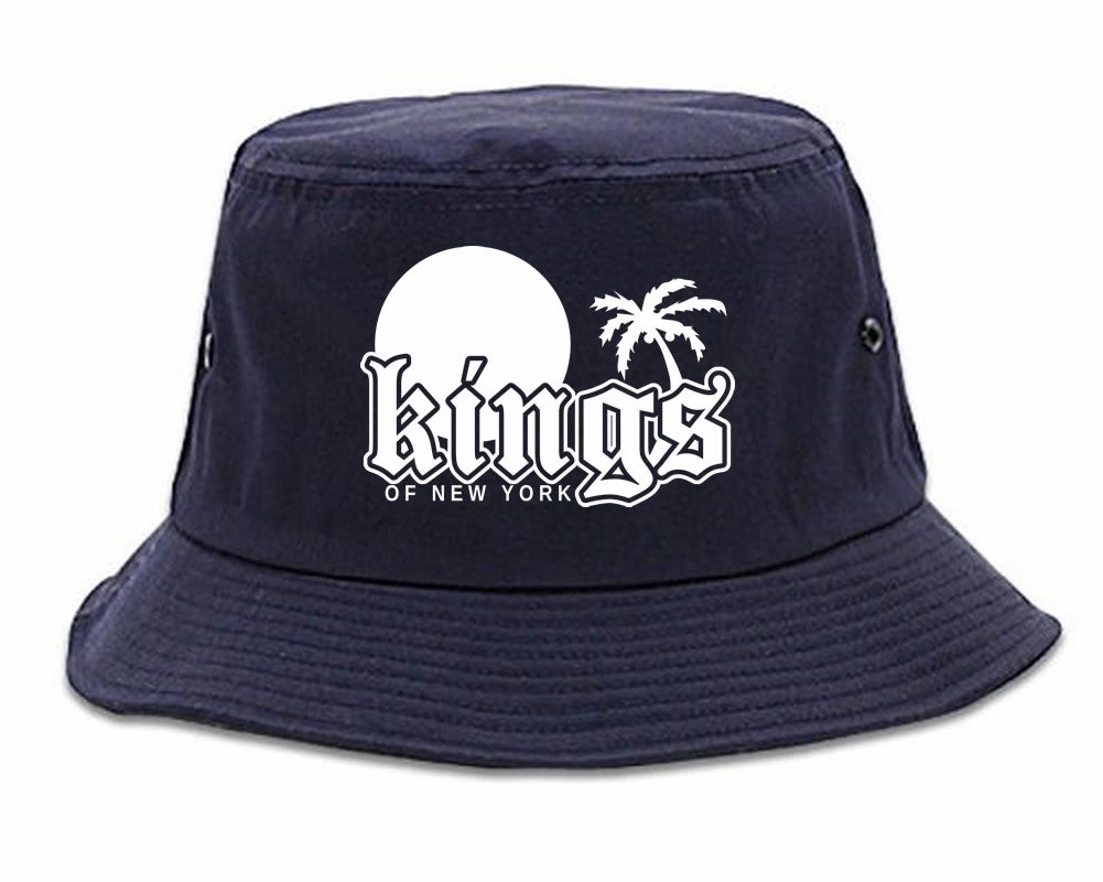 Sunsets And Palm Trees Mens Bucket Hat