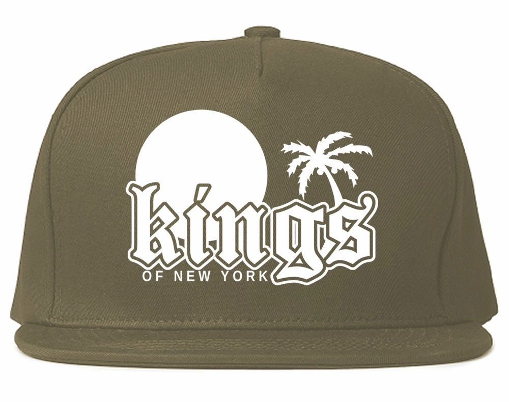 Sunsets And Palm Trees Mens Snapback Hat Cap