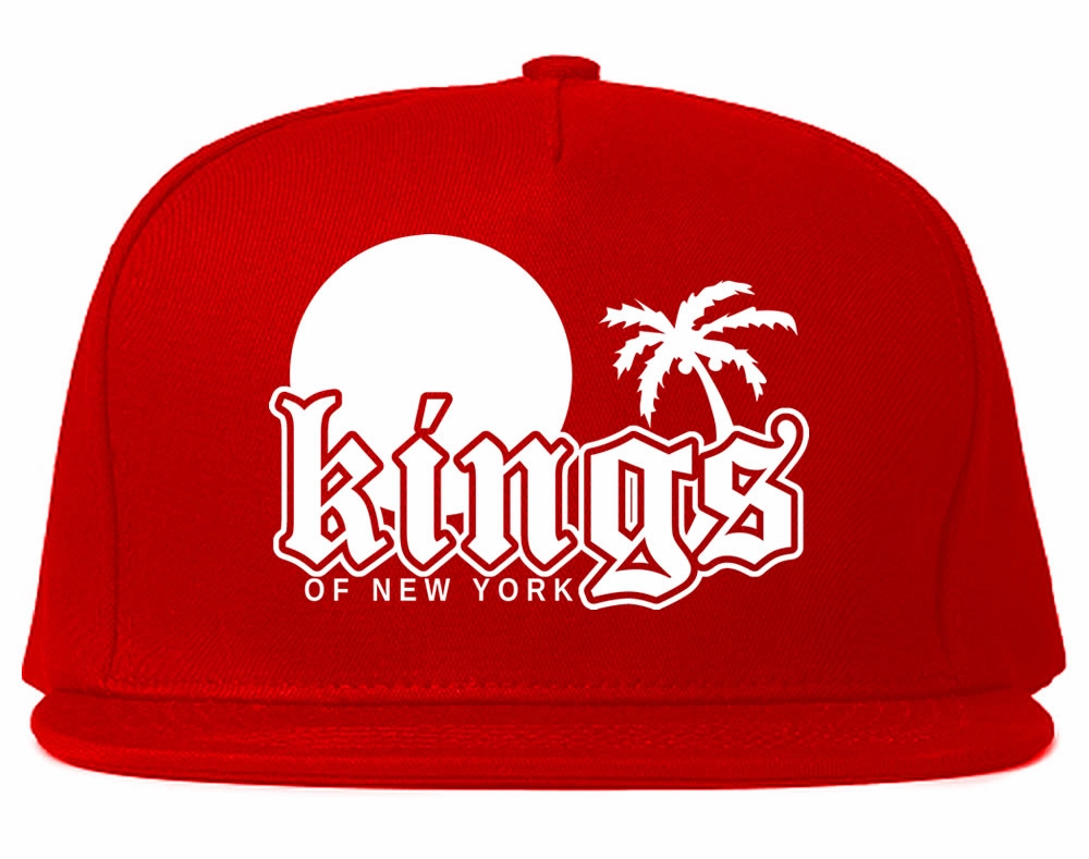 Sunsets And Palm Trees Mens Snapback Hat Cap