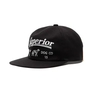 SUPERIOR LOGO BASE BALL CAP - Black casual-baseball-cap