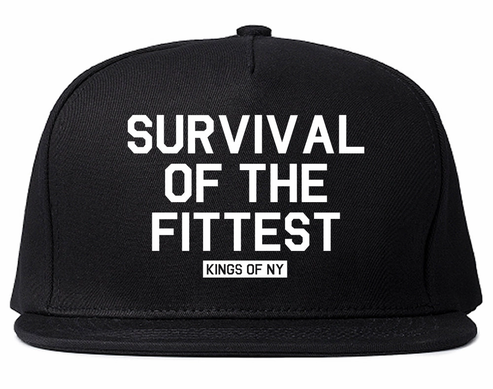 Survival Of The Fittest Mens Snapback Hat