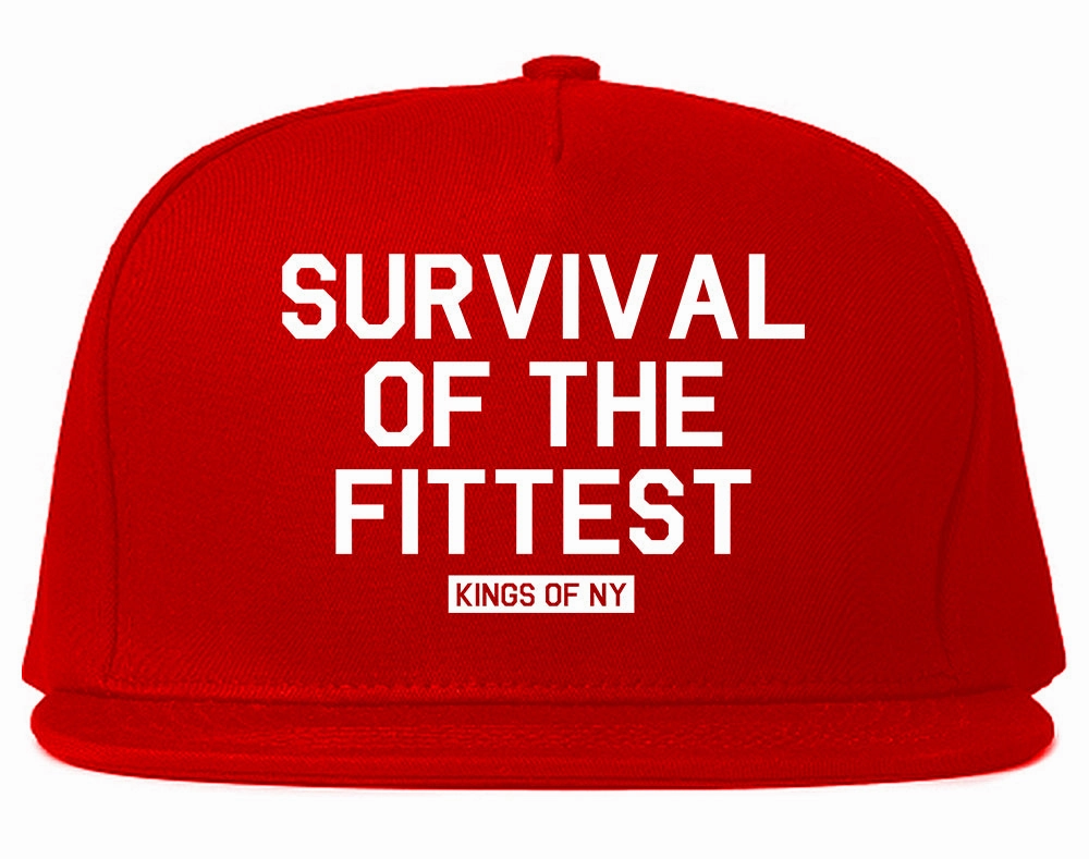 Survival Of The Fittest Mens Snapback Hat