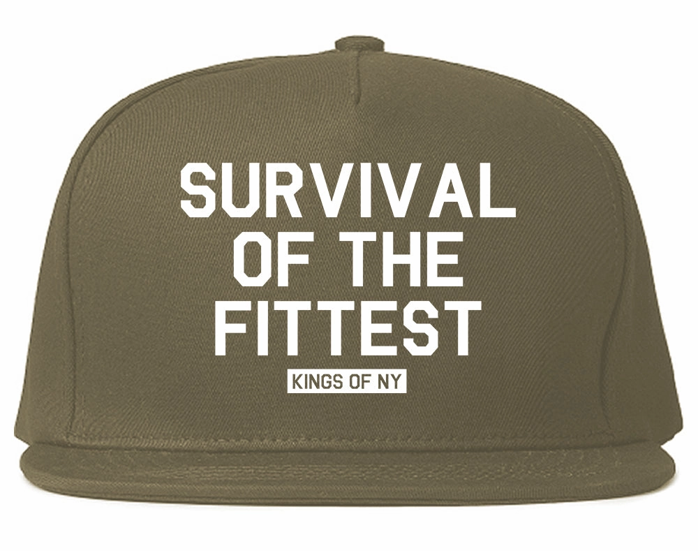Survival Of The Fittest Mens Snapback Hat