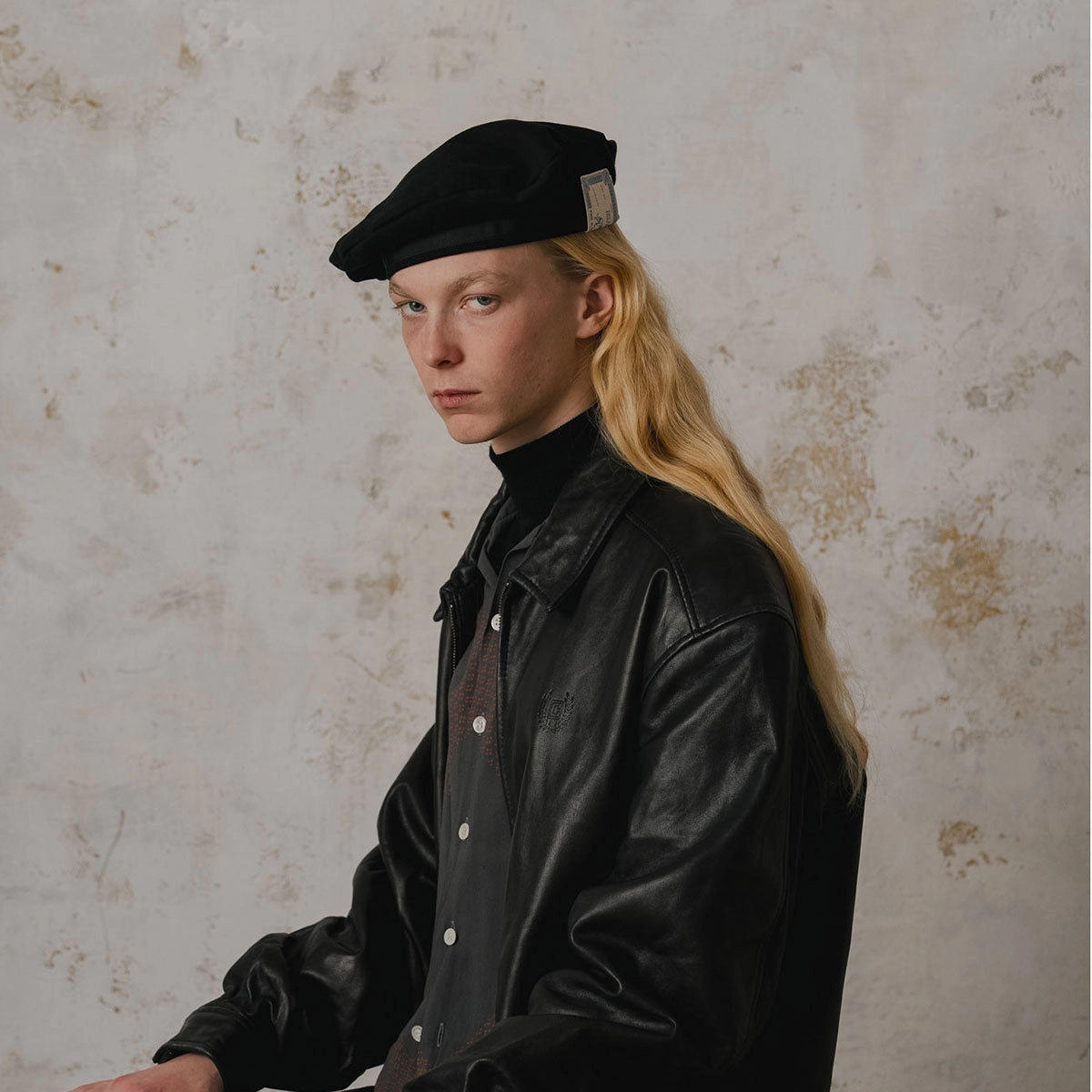 SWEAT DISK BERET - Gray