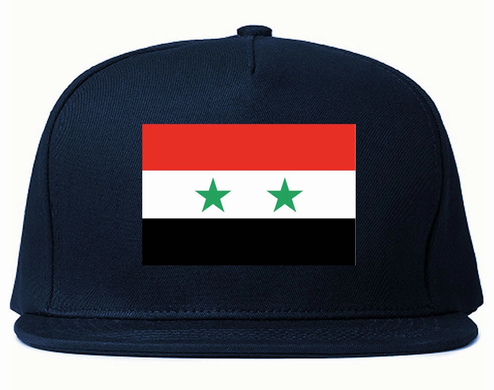 Syria Flag Country Printed Snapback Hat Cap