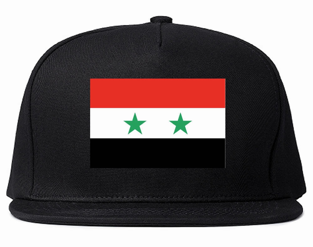 Syria Flag Country Printed Snapback Hat Cap