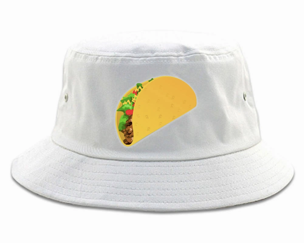 Taco Meme Chest Bucket Hat Cap