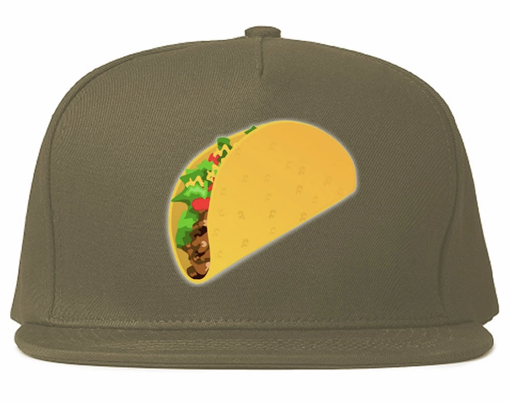 Taco Meme Chest Snapback Hat Cap