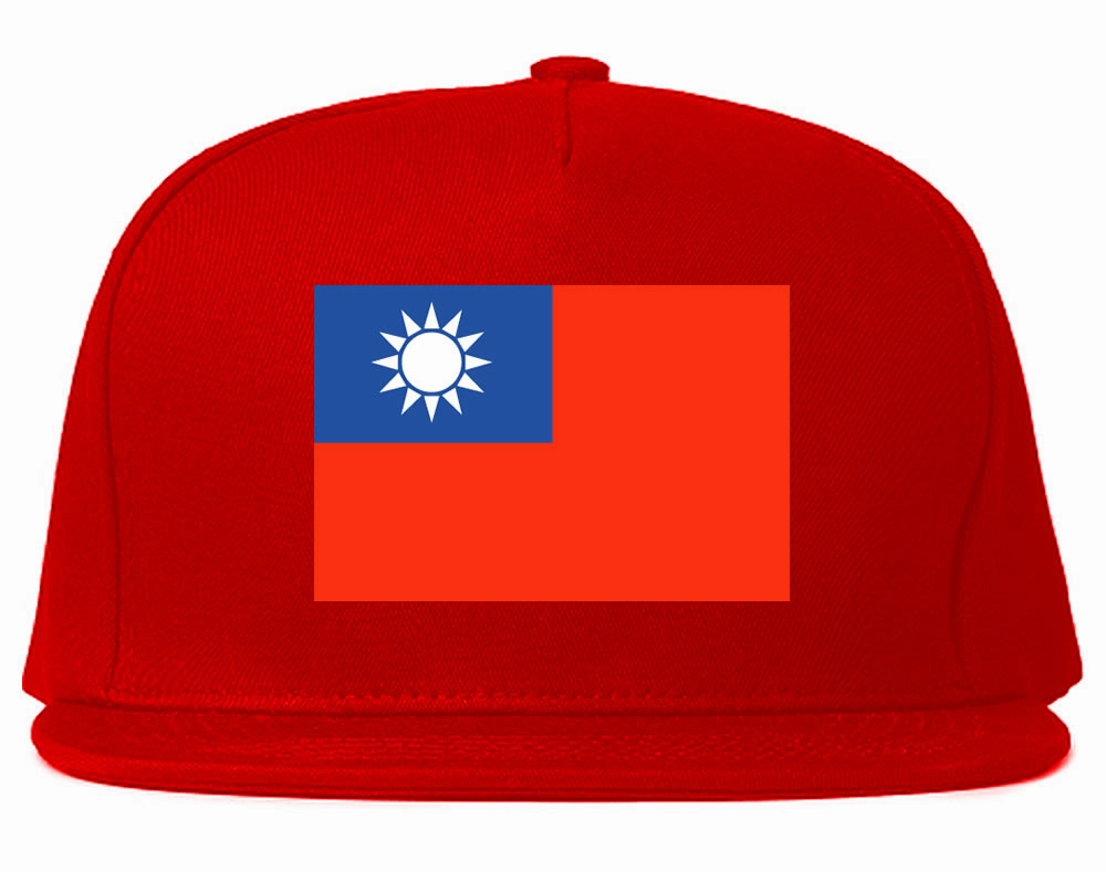Taiwan Flag Country Printed Snapback Hat Cap