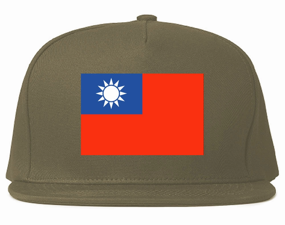 Taiwan Flag Country Printed Snapback Hat Cap