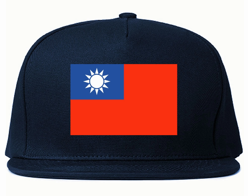 Taiwan Flag Country Printed Snapback Hat Cap