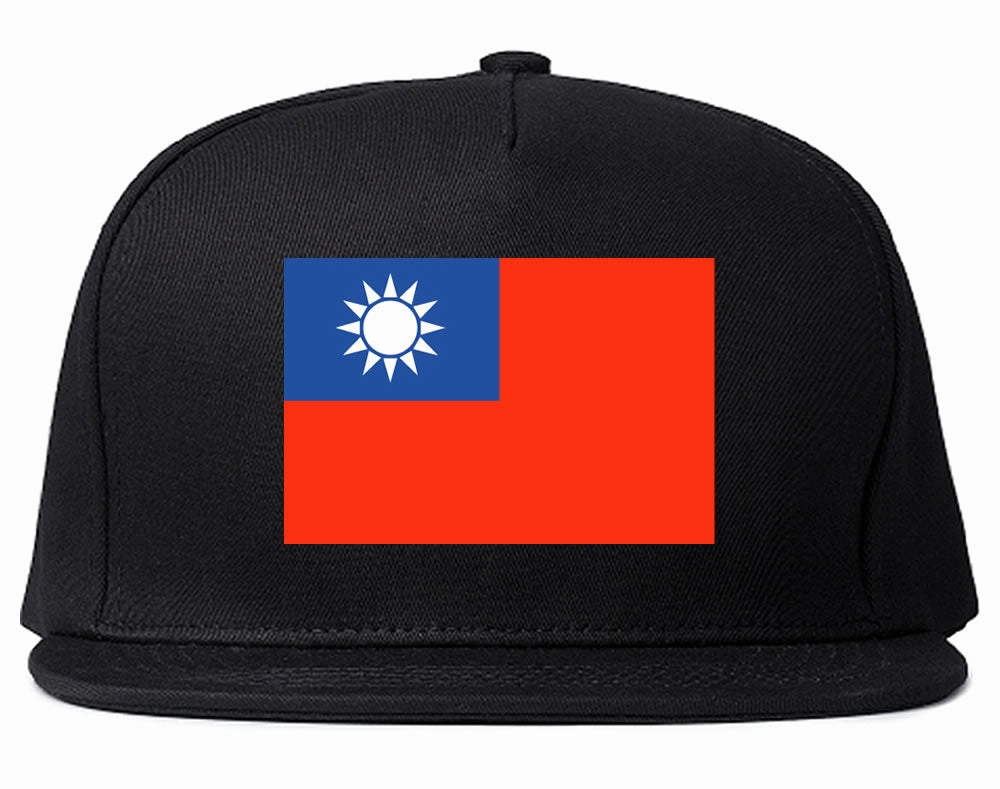 Taiwan Flag Country Printed Snapback Hat Cap