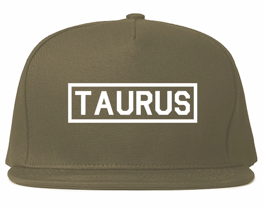 Taurus Horoscope Sign Mens Snapback Hat