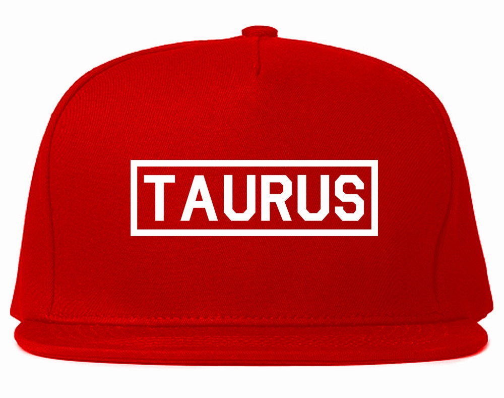 Taurus Horoscope Sign Mens Snapback Hat