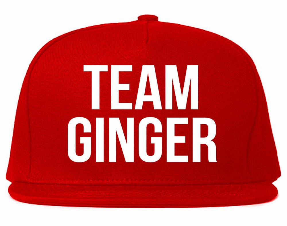 Team Ginger Funny St Patricks Day Irish Mens Snapback Hat