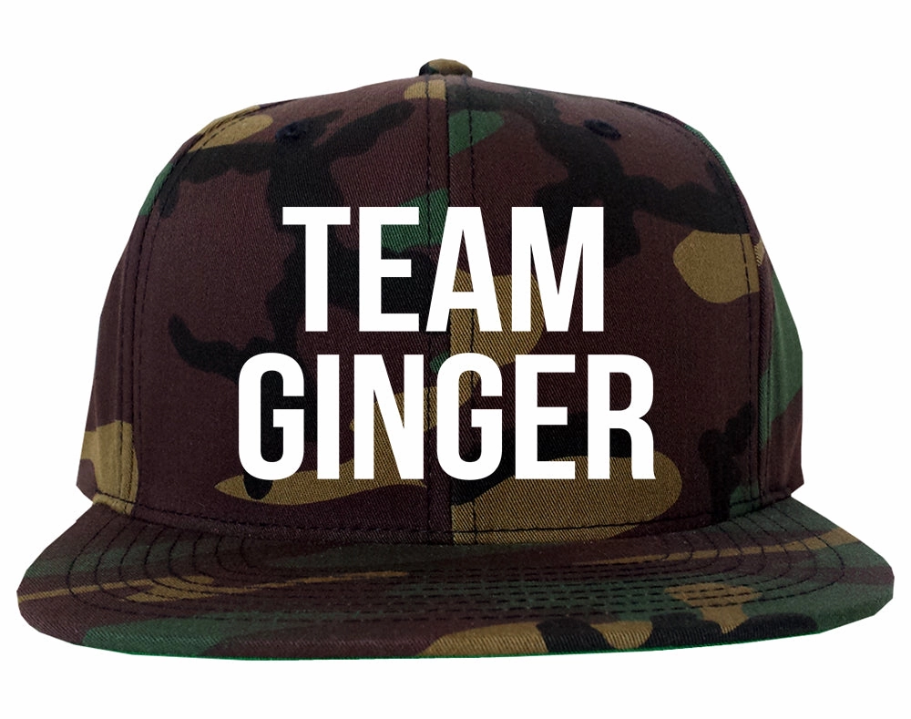 Team Ginger Funny St Patricks Day Irish Mens Snapback Hat