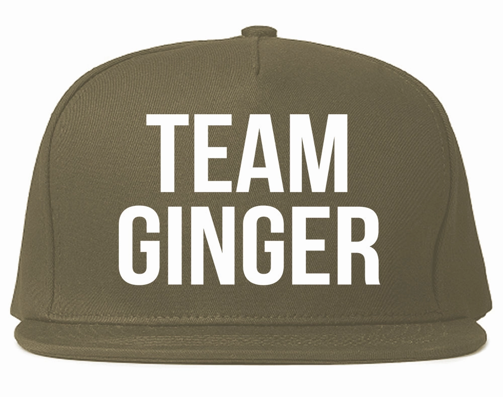 Team Ginger Funny St Patricks Day Irish Mens Snapback Hat