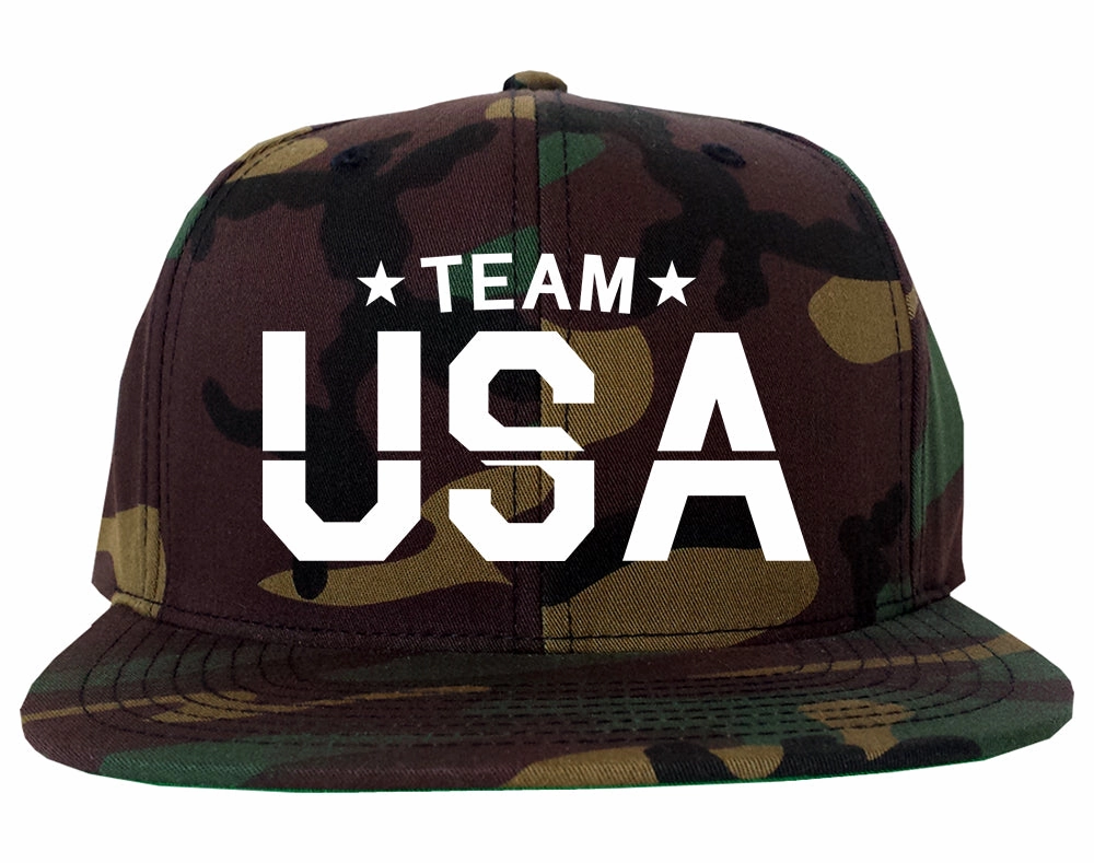 Team USA Mens Snapback Hat