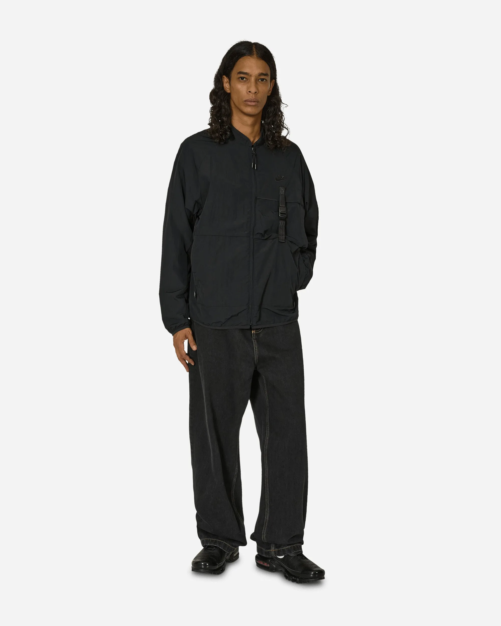 Tech Webjacke Schwarz