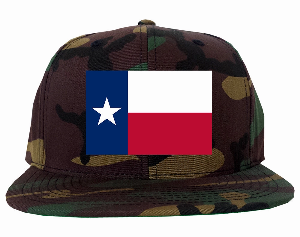Texas State Flag TX Chest Mens Snapback Hat