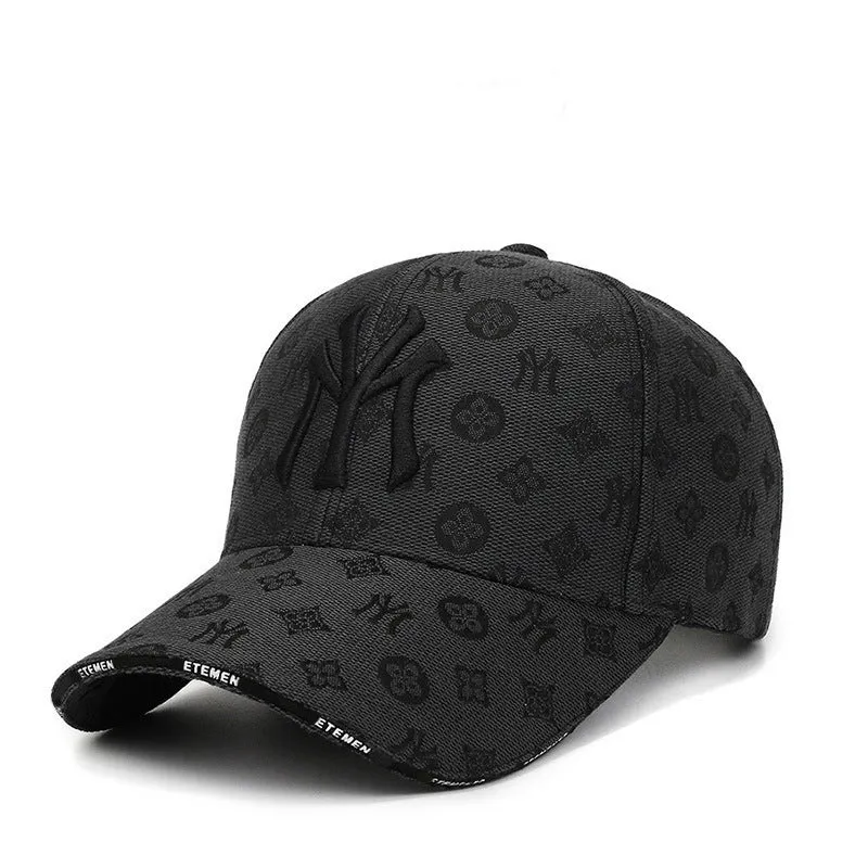 Textured Letter Stylish Duckbill Cap