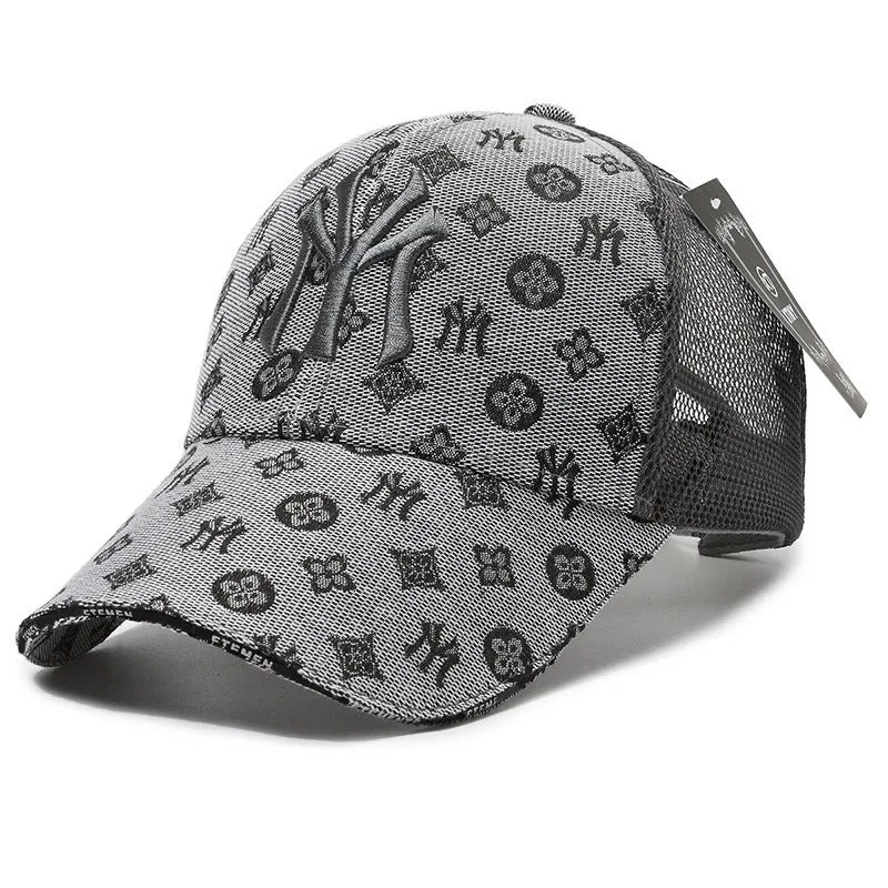 Textured Letter Stylish Duckbill Cap