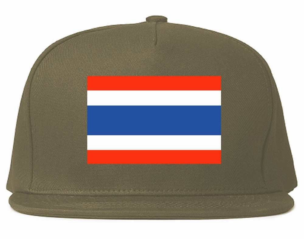 Thailand Flag Country Printed Snapback Hat Cap