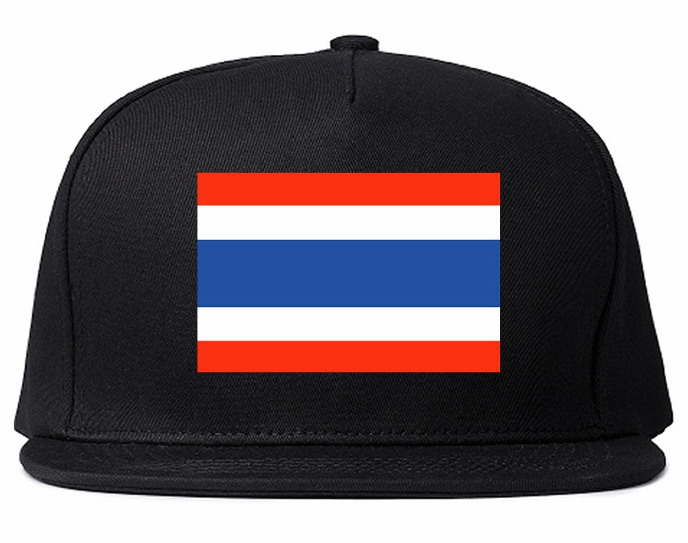 Thailand Flag Country Printed Snapback Hat Cap