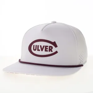 The Country Clubber - White / Maroon casual-dad-hat