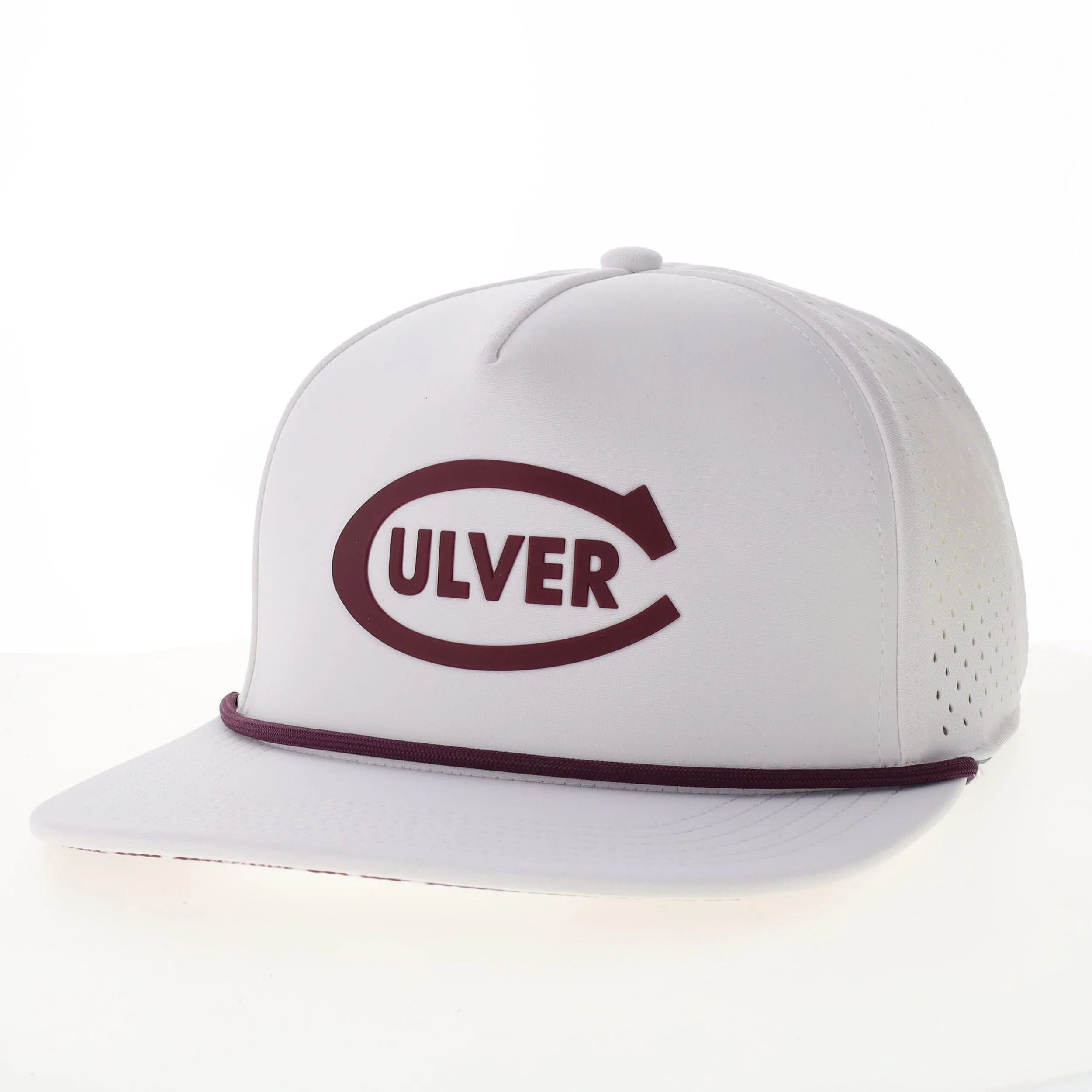 The Country Clubber - White / Maroon casual-dad-hat