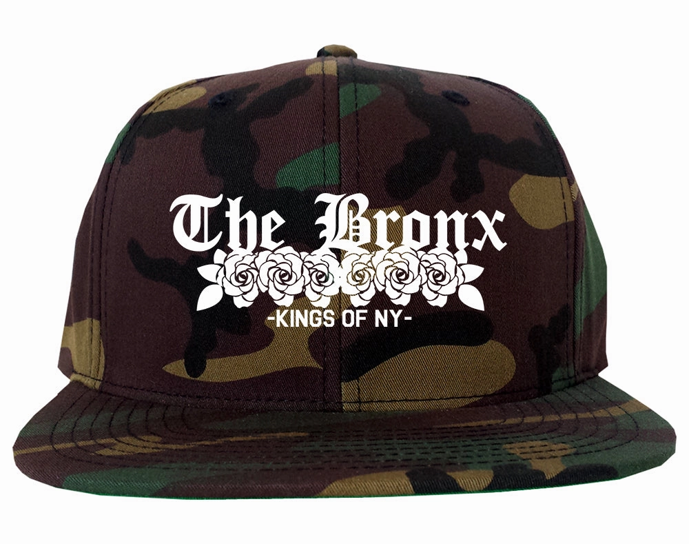 The Bronx Roses Kings Of NY Mens Snapback Hat