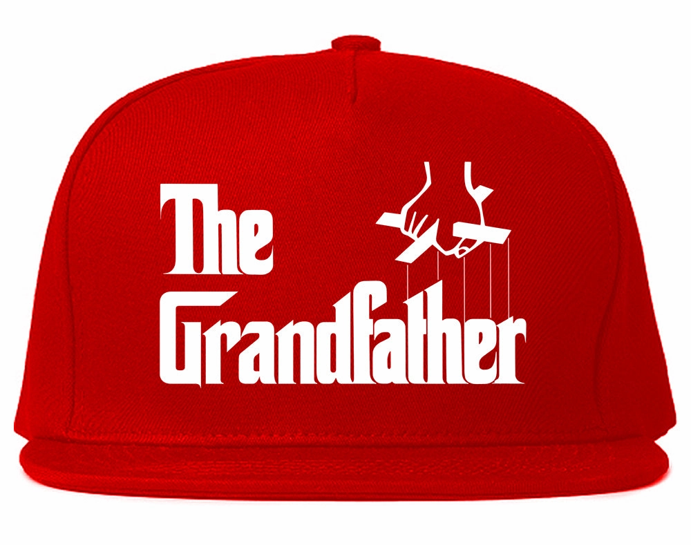 The Grandfather Funny New Grandpa Mens Snapback Hat