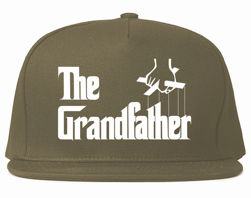 The Grandfather Funny New Grandpa Mens Snapback Hat