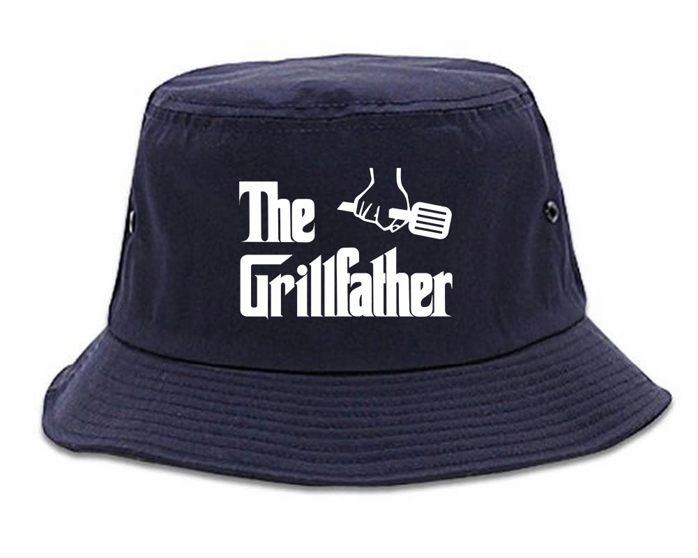 The Grillfather BBQ Dad Grill Mens Bucket Hat