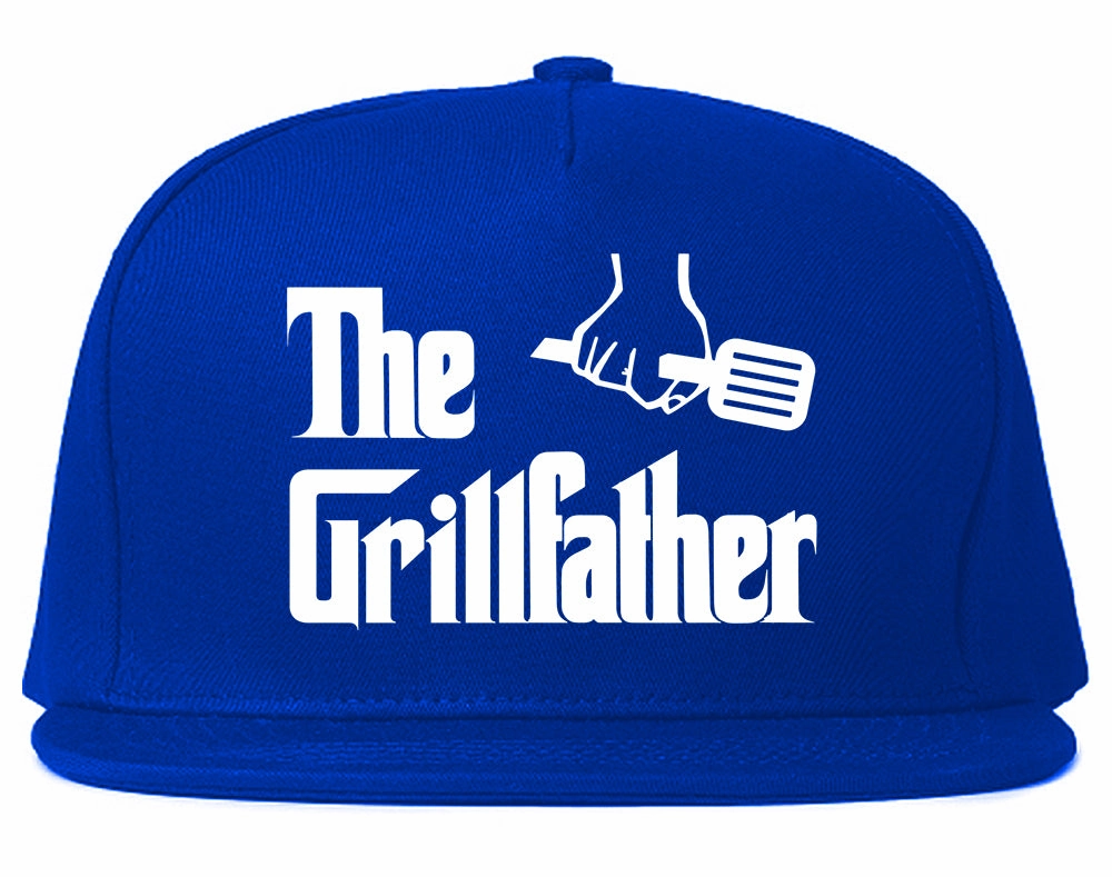 The Grillfather BBQ Dad Grill Mens Snapback Hat
