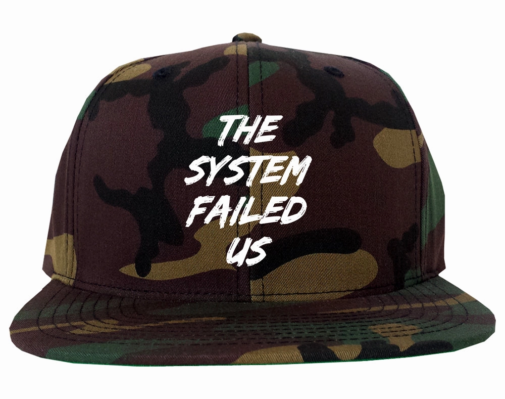 The System Failed Us Mens Snapback Hat