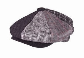 The Wool Patchwork Big Apple Cap winter-woolen-hat