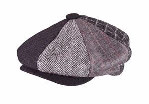 The Wool Patchwork Big Apple Cap winter-woolen-hat