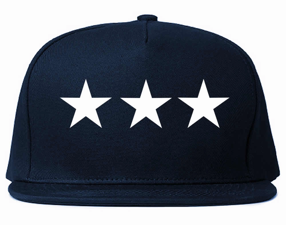 Three Stars Lieutenant General 3 Mens Snapback Hat