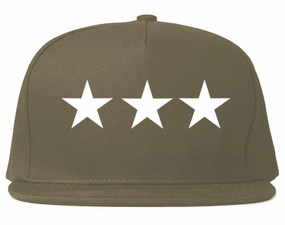 Three Stars Lieutenant General 3 Mens Snapback Hat