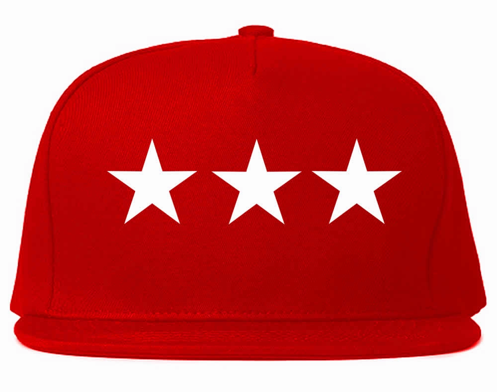 Three Stars Lieutenant General 3 Mens Snapback Hat
