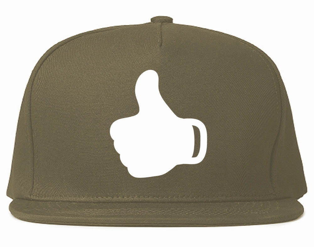 Thumbs Up Chest Mens Snapback Hat