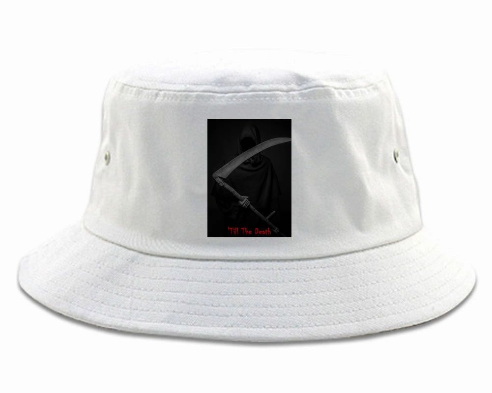 Till The Death Grim Reaper Bucket Hat Cap