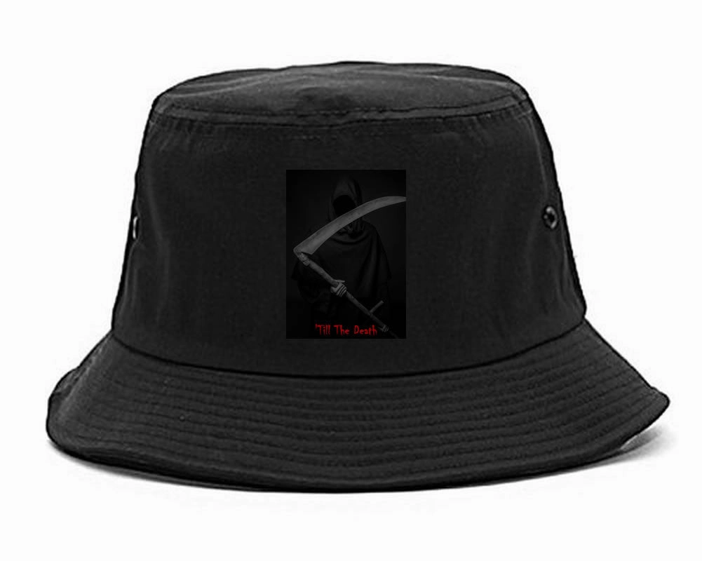 Till The Death Grim Reaper Bucket Hat Cap