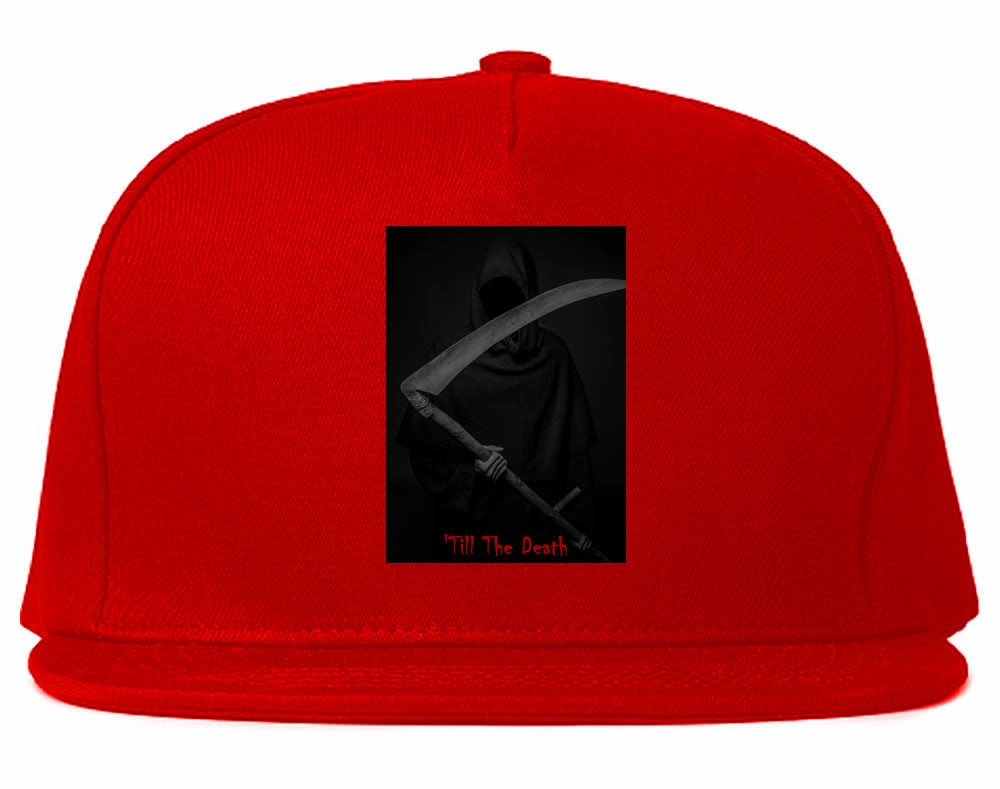 Till The Death Grim Reaper Snapback Hat Cap