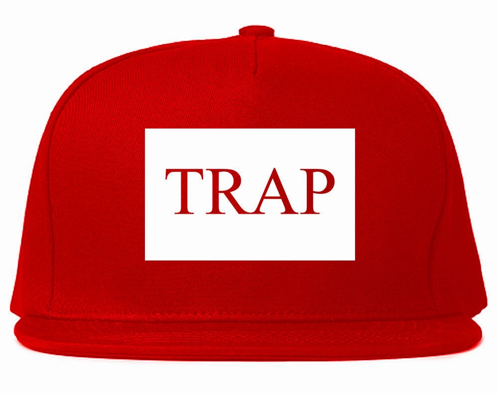 Trap Rectangle Logo Snapback Hat
