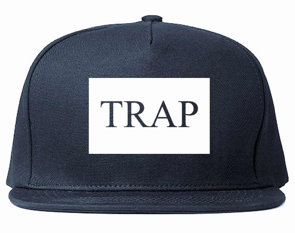 Trap Rectangle Logo Snapback Hat